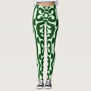 Leggings Motif transparent de couleur verte "Ratti_Creative