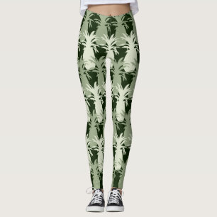 LEGGINGS MOTIF TROPICAL ANANAS 