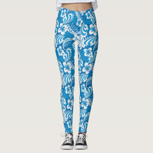 Leggings Motif tropical de ketmie