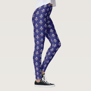 Leggings Motif UFO Kawaii