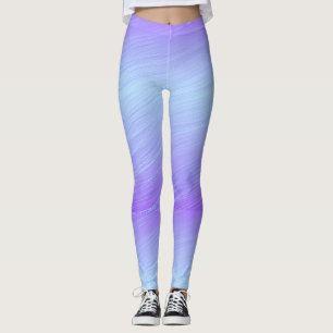Leggings Motif violet et violet