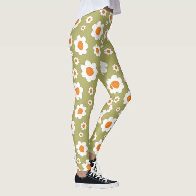 Leggings Motifs "Daisy" des années 1960 (Droite)
