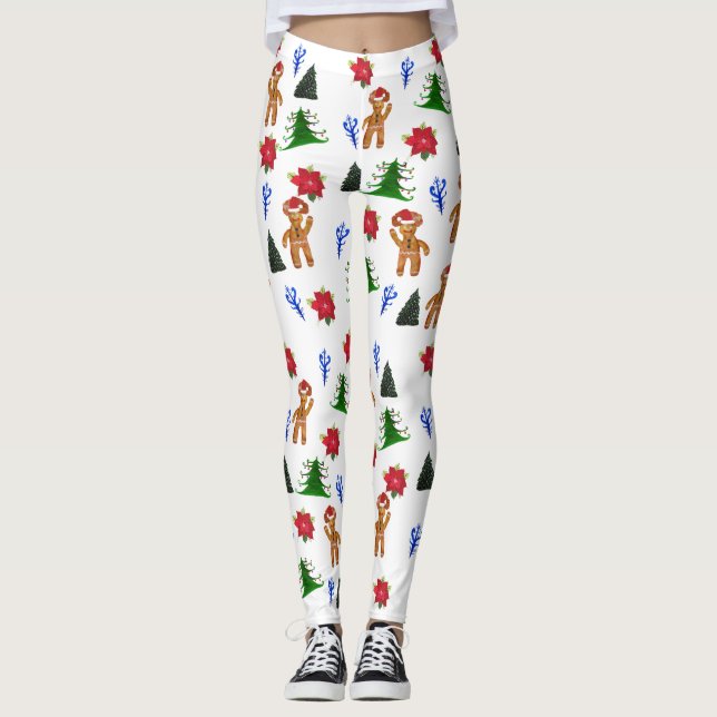 Leggings Motifs de Noël (Devant)