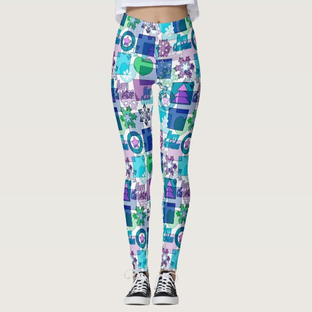 Leggings Motifs de Noël (Devant)