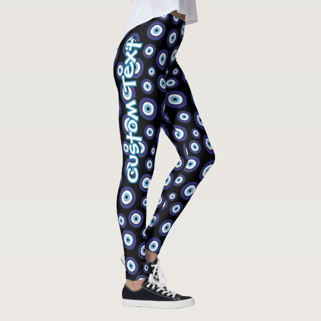 Leggings Motifs des yeux mal grecs (Droite)