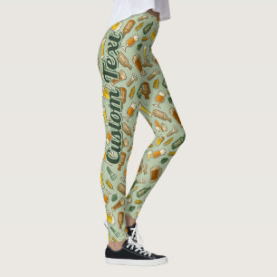 Leggings Motifs d'icônes de bière