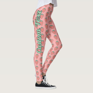 Leggings Motifs d'icônes fraises