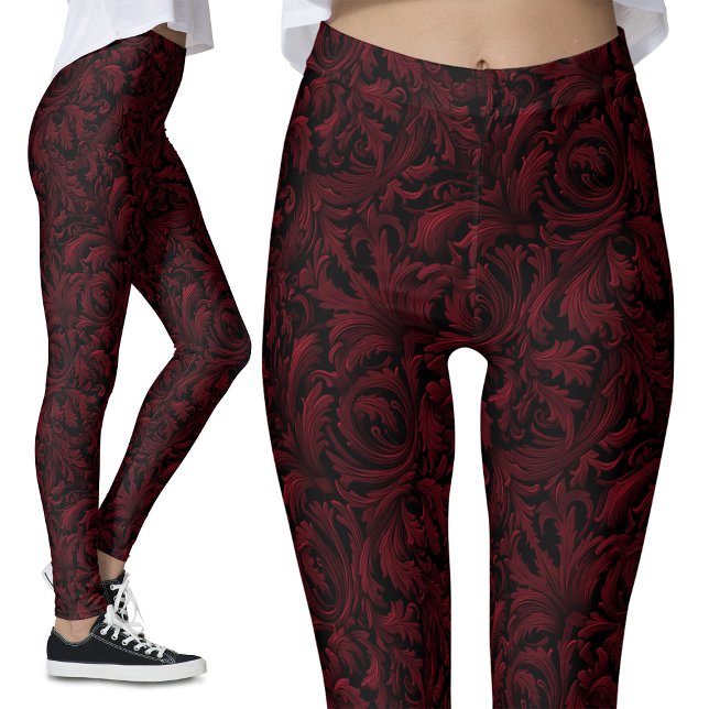 Leggings Motifs gothiques vintages - Nostalgie got (Créateur téléchargé)