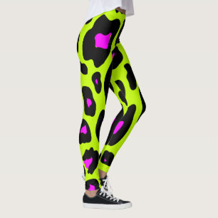 Leggings Motifs Leopard tendance des années 80
