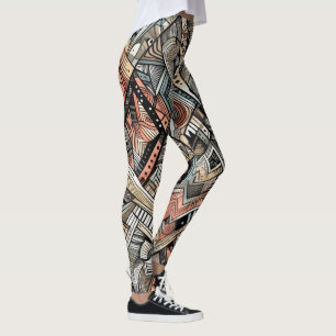 Leggings Motifs tribaux africains