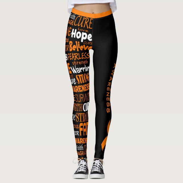 Leggings Mots de sensibilisation...RSD/CRPS (Devant)