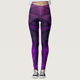 Leggings ~mottled purple black ~ Original