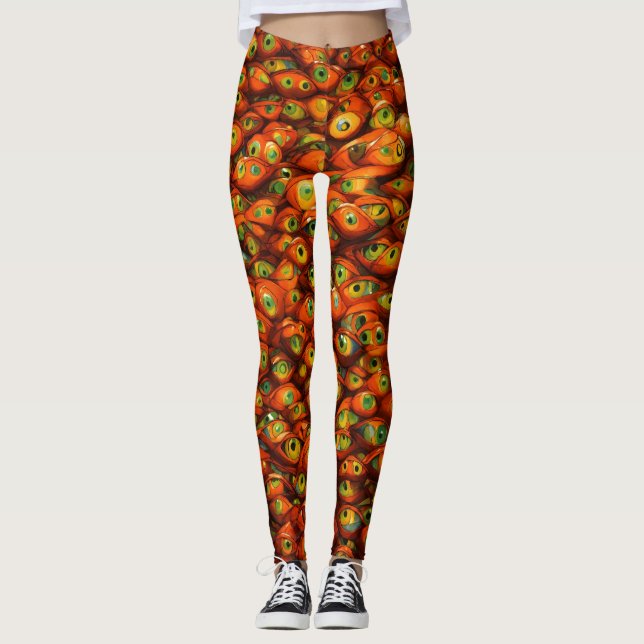 Leggings "Multi-Eyed Marvel : Jambes de femmes avec une Kal (Devant)