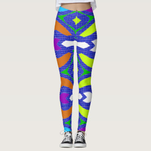 Leggings multicolore tout-sur-impression "Ratti_Creative_Ar