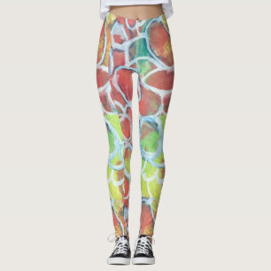 Leggings multicolores