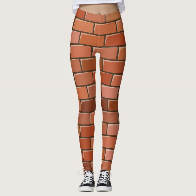 Leggings mur en brique (Devant)