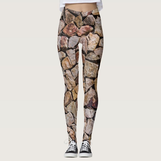 Leggings Murs traditionnels en pierre cassée (Devant)