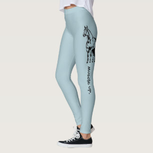 Leggings Muscle vers le haut du cavalier quart de cow-girl