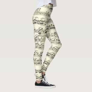 Leggings Musique de feuille