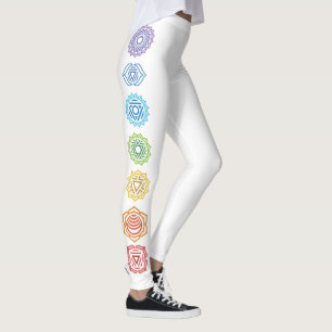 Leggings Namaste Rainbow Colorée Chakras