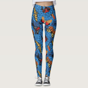 Leggings Nappes phréatiques bleu hydrangée