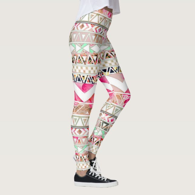 Leggings/Native American Aztec Pattern Leggings (Right)