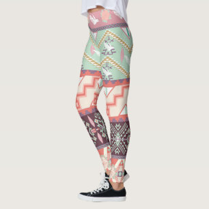 Leggings/Native American Aztec Pattern Leggings