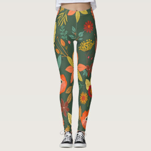Leggings naturels dynamiques - Impression numériqu