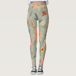 Leggings naturels dynamiques - Impression numériqu