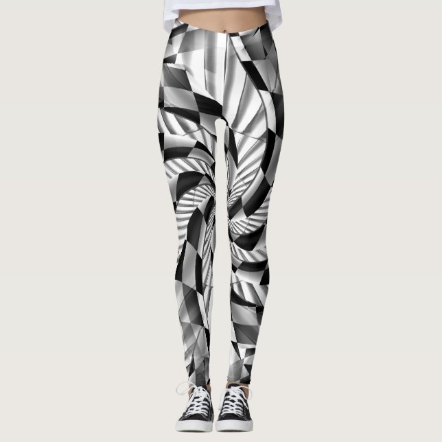 Leggings Navigation argentée… (Devant)