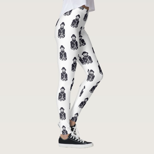 Leggings NAVIRE bleu et blanc CAPITAINE (Droite)
