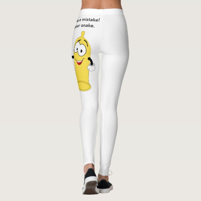 Leggings Ne commettez pas d’erreur Ne muselez pas votre ser (Dos)