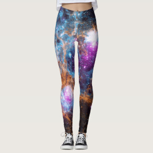 Leggings Nebula au homard - Pays d'hiver cosmique