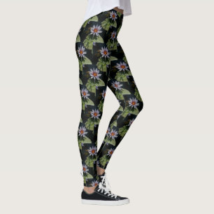 Leggings Nénuphar blanc Lotus