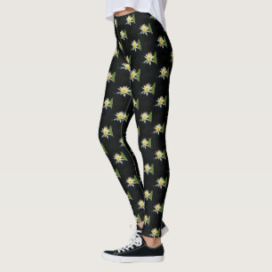 Leggings Nénuphar blanc Lotus