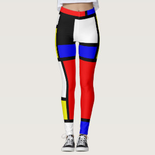 Leggings Neo-Plasticisme Pictorial Art Athlète