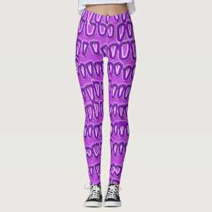 Leggings NÉON de pourpre d'orthodontiste d'art dentaire de