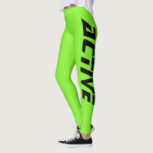 Leggings Neon Green Sport actif