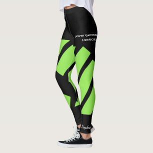 Leggings Neon Green Team/Club avec faux shorts