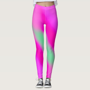 Leggings Neon Hot rose Bubblegum Jade Green