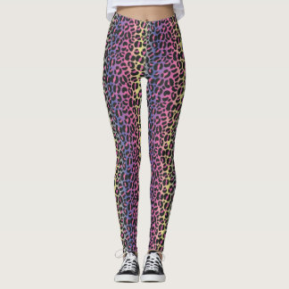 Leggings Néon Leopard