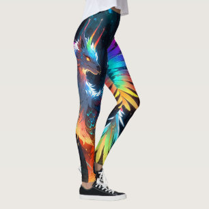 Leggings Neon Phoenix Bird