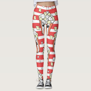 Leggings Neon Popcorn Motif pour enfants