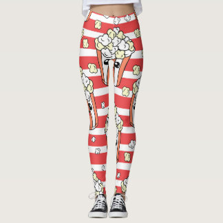 Leggings Neon Popcorn Motif pour enfants