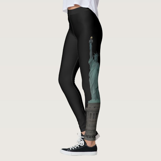 Leggings New York Souvenir Tights Statue de la Liberté Legg (Gauche)