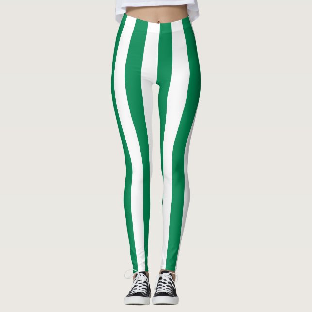 Leggings Nigeria National Drapeau Couleurs Verticales