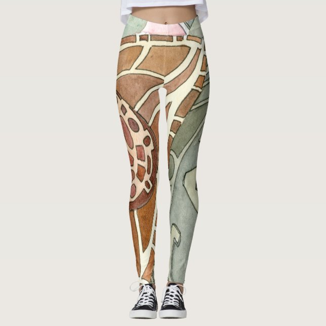 Leggings No. de service français 1 de couverture de guêtres (Devant)