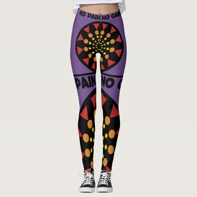 Leggings no pain no gain (Devant)