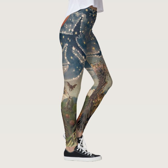 Leggings nocturnes d'Halloween Starry (Droite)