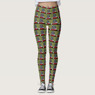 Leggings Noël au porc de Guinée